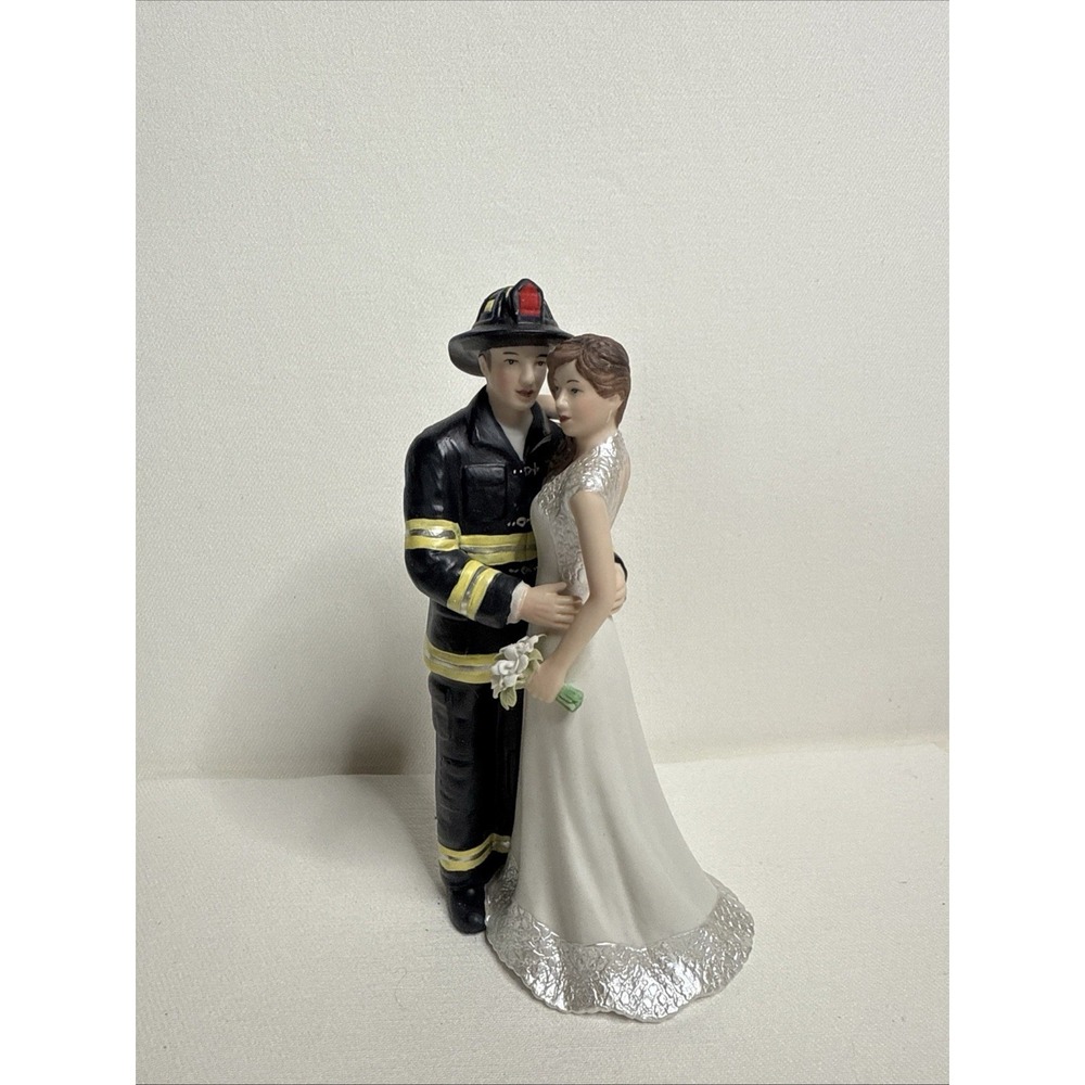 Firefighter Fireman Wedding Cake Topper by Magical Day NEW!